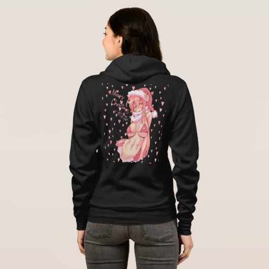 Santa Merry Christmas sexy Anime Bikini パーカ (裏面フル)