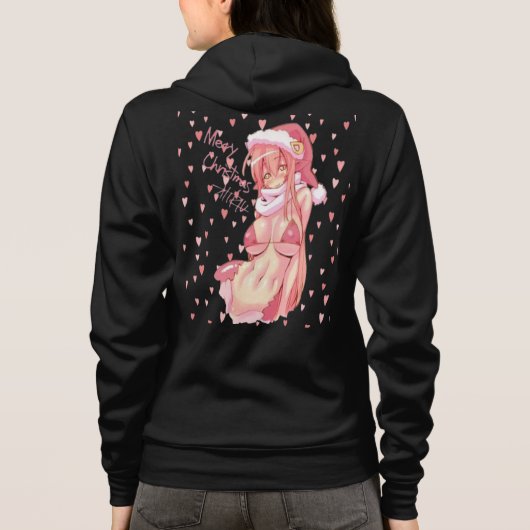 Santa Merry Christmas sexy Anime Bikini パーカ (裏面)