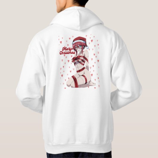 Santa Merry Christmas sexy Anime Bikini パーカ (裏面)