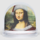 Santa Mona Lisa Merry Christmas Funny (正面)