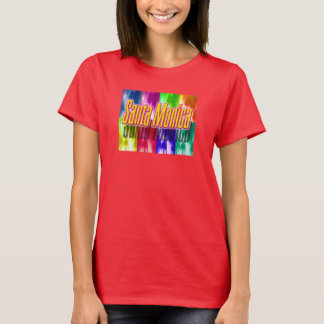 Santa Monicaパームズカラフルシャツ Tシャツ