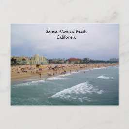 SANTA MONICAビーチ，カリフォルニア葉書 ポストカード