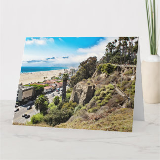 SANTA MONICA CLIFFS Jumbo Greeting Card カード