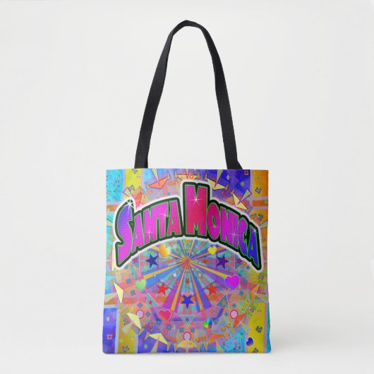 Santa Monica Cosmic Unity Tote Bag トートバッグ (正面)