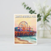 Santa Monica Pier ポストカード (スタンド正面)