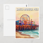 Santa Monica Pier ポストカード (正面/裏面)