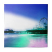Santa Monica Pier - Blue Green Photo Edit タイル (正面)