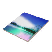 Santa Monica Pier - Blue Green Photo Edit タイル (側面)