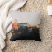 Santa Monica Pier, Los Angeles, California クッション (ブランケット)