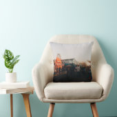 Santa Monica Pier, Los Angeles, California クッション (椅子)