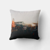 Santa Monica Pier, Los Angeles, California クッション (裏面)