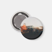 Santa Monica Pier, Los Angeles, California マグネット (正面/裏面)