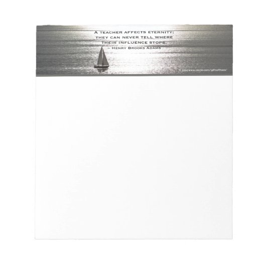 Santa Monica Sailing, for Notepad - SMALL Notepad ノートパッド (正面)