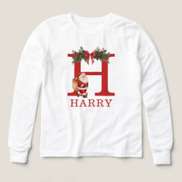Santa Monogrammed and Name Family Matching