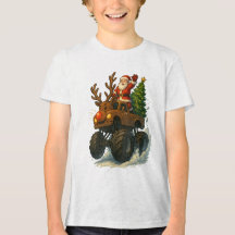 Santa Monster Truck Reindeer – Funny Christmas
