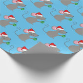 Santa Mouse ラッピングペーパー (角)