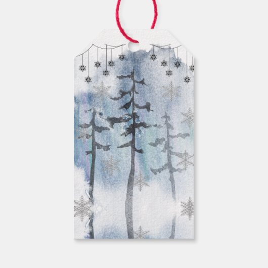 Santa Mrs Claus Merry Christmas ギフトタグ (裏面)