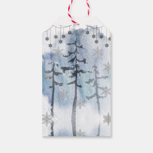 Santa Mrs Claus Merry Christmas ギフトタグ (裏面)