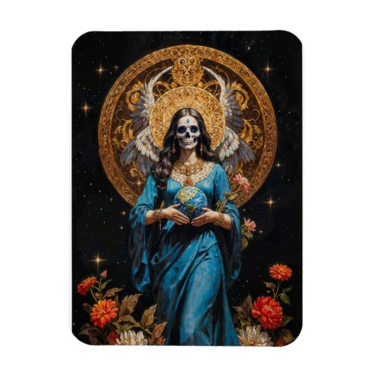 Santa Muerte マグネット (縦)
