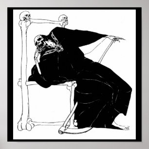 "Santa Muerte" (Mexican Grim Reaper) ポスター