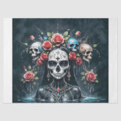 Santa Muerte Rising Decoupage 薄葉紙 (正面)