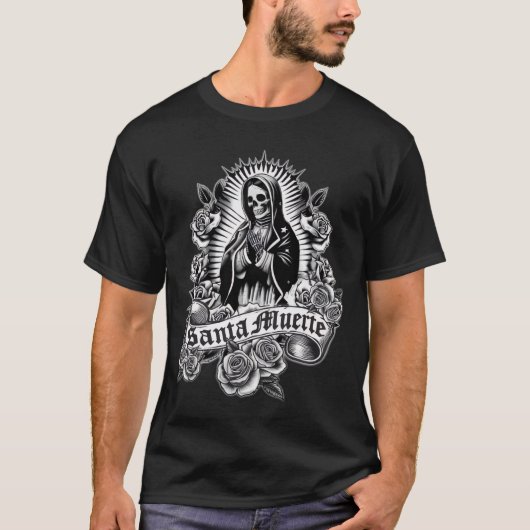 Santa Muerte Tシャツ (正面)