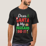 Santa My 親愛 Hands It Christmas Gift Tシャツ<br><div class="desc">Santa My 親愛 Hands It Christmas Gift</div>