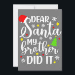 Santa My Brother親愛がクリスマスにクリスマスしたおもしろい 招待状<br><div class="desc">Santa My Brother親愛がクリスマスにクリスマスしたおもしろい</div>
