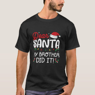 Santa My Brother親愛はChrisに合わせて家族でやった Tシャツ