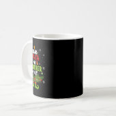 Santa My Brother親愛はIt小妖精や小人Matching Christma コーヒーマグカップ (正面左)