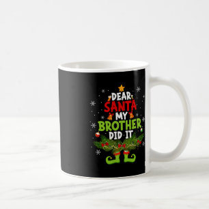 Santa My Brother親愛はIt小妖精や小人Matching Christma コーヒーマグカップ