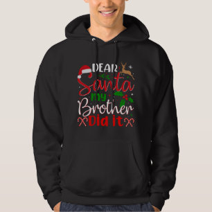 Santa My Brother親愛 It It Christmas Pajama パーカ