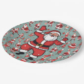 Santa n Elfs ペーパープレート (アングル)