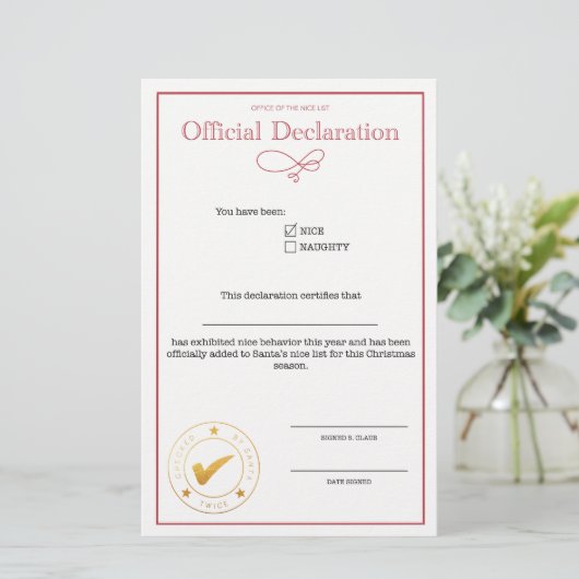 Santa Niceリスト宣言空白の (スタンド正面)