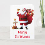 Santa Nice Listいけな Christmasのパーソナライズ名 シーズンカード<br><div class="desc">Santa いけな Nice List Christmas Personalize Name Holiday Card - NO Curssive for young readers</div>