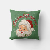 Santa No, 1 Season's Greetings クッション (正面)