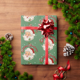 Santa No. 1 Season's Greetings ラッピングペーパー