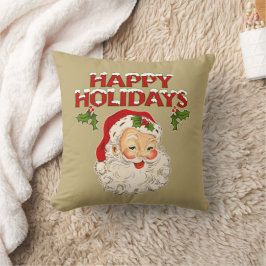 Santa No 2 Happy Holidays クッション
