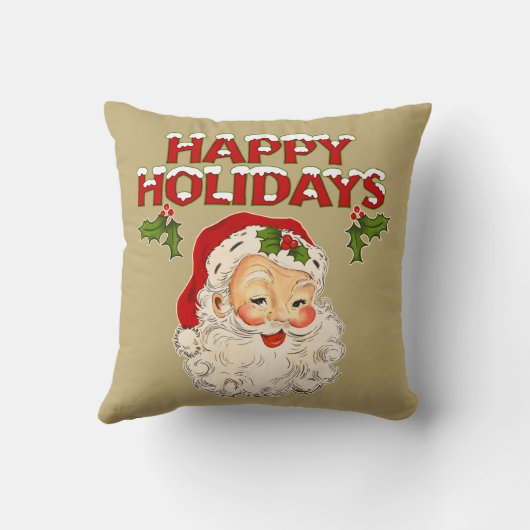 Santa No 2 Happy Holidays クッション (裏面)