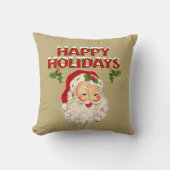 Santa No 2 Happy Holidays クッション (正面)