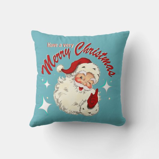 Santa No 4 Merry Christmas クッション (裏面)