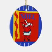 Santa Noel、追加、編集文字 セラミックオーナメント (右)