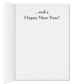 Santa of Color "HO, HO, HO" Greeting Card (内側 (右))