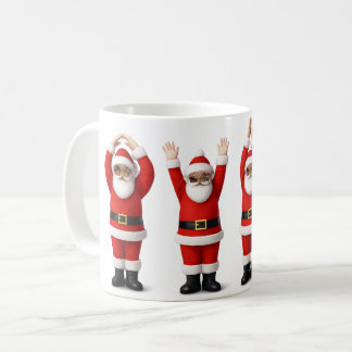  Santa Ohio Midwestern Party O-H-I-O Christmas  コーヒーマグカップ