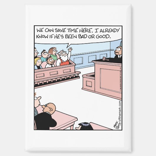 Santa on Jury マグネット (正面)