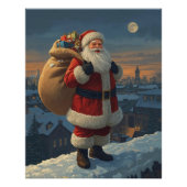 Santa on the Rooftop Poster ポスター (正面)