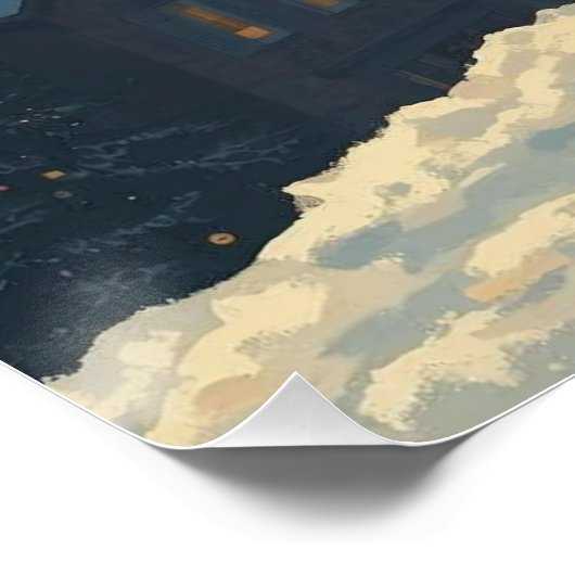 Santa on the Rooftop Poster ポスター (コーナー)