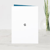 Santa On Thin Ice カード (裏面)