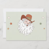 Santa Onederful Christmas First誕生日写真 招待状 (裏面)