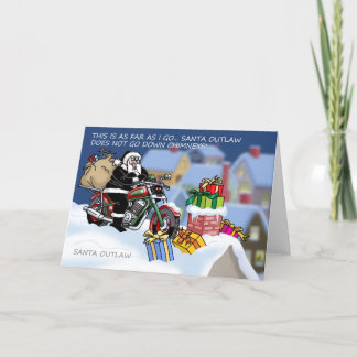 Santa Outlaw© Christmas Card (Chimney) シーズンカード